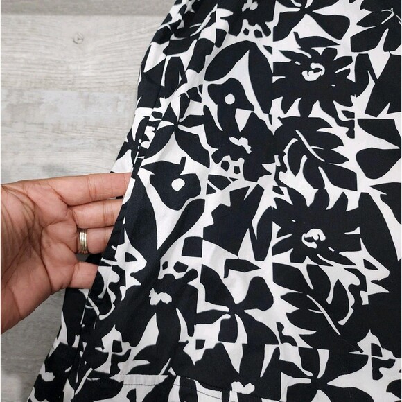 Free Assembly Women's Square Neck Print Mini Dress with Short Sleeves Size Small - Picture 6 of 10